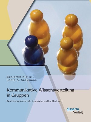 cover image of Kommunikative Wissensverteilung in Gruppen